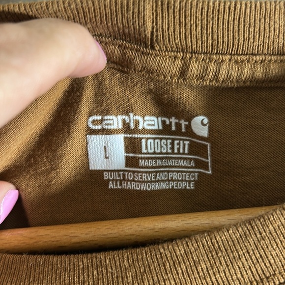 Carhartt Brown Men's T-Shirt - Picture 2 of 4